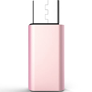 Фото товара Nillkin microUSB - USB Type-C (розовый)