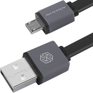 Фото товара Nillkin Mini Cable microUSB (0.3м, 2.1А, черный)