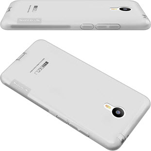 Фото товара Nillkin Nature TPU накладка-силикон для Meizu M2 Note (прозрачный серый)