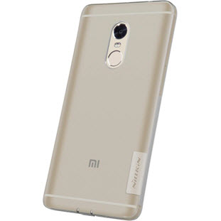 Чехол Nillkin Nature TPU накладка-силикон для Xiaomi Redmi Note 4/4X (прозрачный серый)