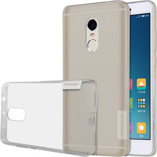 Фото товара Nillkin Nature TPU накладка-силикон для Xiaomi Redmi Note 4/4X (прозрачный серый)