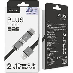 Фото товара Nillkin Plus Type-C Cable (1.2м, 2.1А, черный)