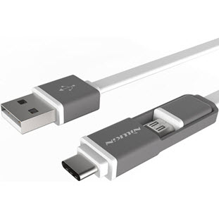 Фото товара Nillkin Plus Type-C Cable (1.2м, 2.1А, белый)