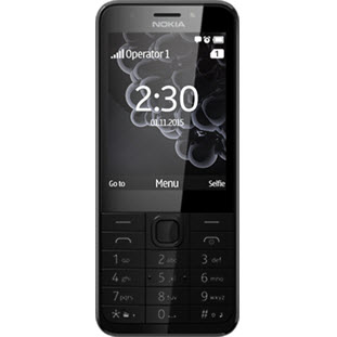 Мобильный телефон Nokia 230 (black silver)