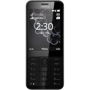 Мобильный телефон Nokia 230 Dual (black silver)