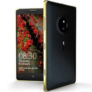 Мобильный телефон Nokia Lumia 830 (black gold)