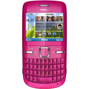 Мобильный телефон Nokia C3 (hot pink)