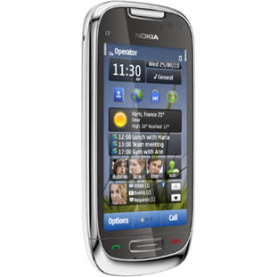 Мобильный телефон Nokia C7 (frosty metal)