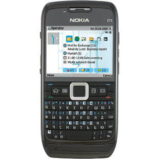 Мобильный телефон Nokia E71 1Y Navi (black steel)