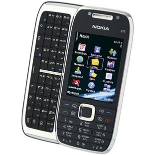 Фото товара Nokia E75 3Mo Navi (silver black)