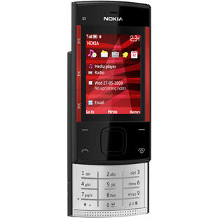 Фото товара Nokia X3 (black red)