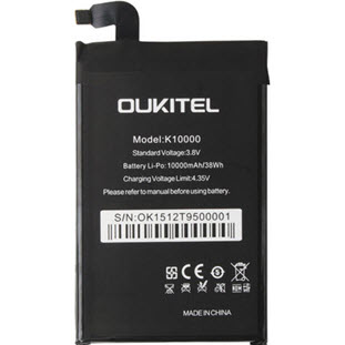 Аккумулятор Oukitel для K10000 (10000 мАч)