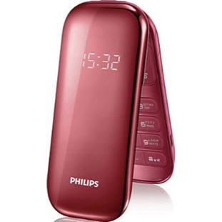 Мобильный телефон Philips E320 (red) + Philips SHE9007WT/00