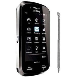 Фото товара Philips Xenium X800 (black sensation)