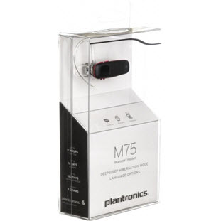 Фото товара Plantronics M75 (black red)