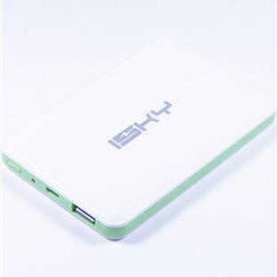 Универсальный внешний аккумулятор ISKY X1 3500 мАч (white lime)