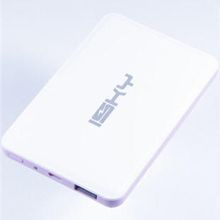 Универсальный внешний аккумулятор ISKY X1 3500 мАч (white pink)