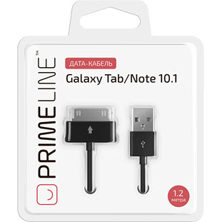 Фото товара Prime Line для Galaxy Tab/Note (1.2м, черный)
