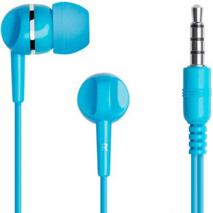 Проводные наушники Prime Line Earphones (голубой)