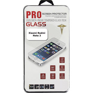 Защитное стекло Pro Glass для Xiaomi Redmi Note 3 (0.33mm)