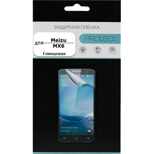 Защитная пленка Protect для Meizu MX6 (глянцевая)