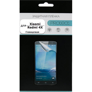 Защитная пленка Protect для Xiaomi Redmi 4X (глянцевая)