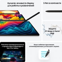 Фото товара Samsung Galaxy Tab S9 Wi-Fi 256Gb (Графит) Ru