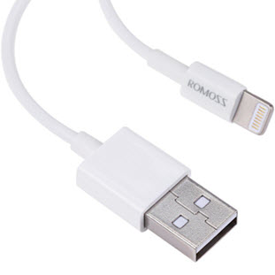 Фото товара Romoss USB - 8-pin для Apple (1м, белый)