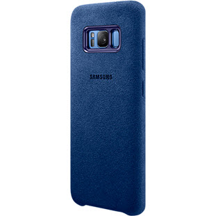 Фото товара Samsung Alcantara Cover накладка для Galaxy S8 (EF-XG950ALEGRU, голубой)