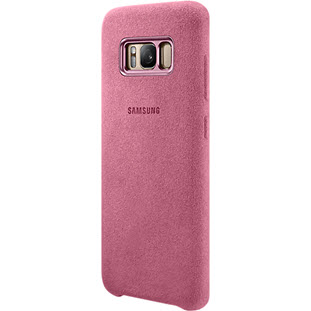 Фото товара Samsung Alcantara Cover накладка для Galaxy S8 (EF-XG950APEGRU, розовый)