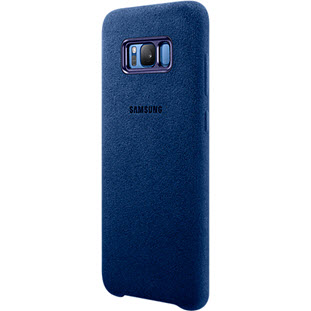 Фото товара Samsung Alcantara Cover накладка для Galaxy S8+ (EF-XG955ALEGRU, голубой)