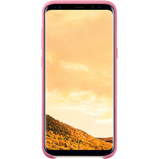 Фото товара Samsung Alcantara Cover накладка для Galaxy S8+ (EF-XG955APEGRU, розовый)