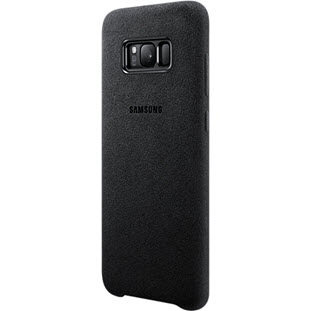 Фото товара Samsung Alcantara Cover накладка для Galaxy S8+ (EF-XG955ASEGRU, черный)