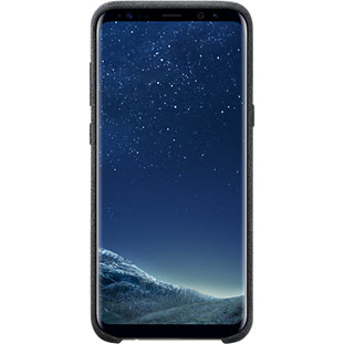 Фото товара Samsung Alcantara Cover накладка для Galaxy S8+ (EF-XG955ASEGRU, черный)