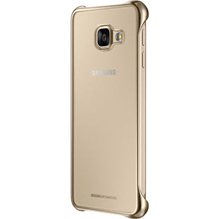 Фото товара Samsung Clear Cover накладка для Galaxy A3 2016 (EF-QA310CFEGRU, золотой)