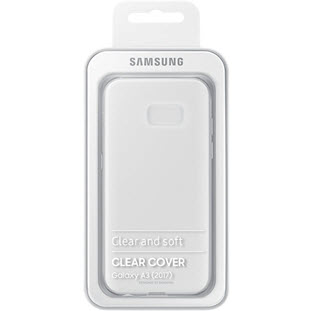 Фото товара Samsung Clear Cover накладка для Galaxy A3 2017 (EF-QA320TTEGRU, прозрачный)