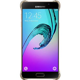 Фото товара Samsung Clear Cover накладка для Galaxy A5 2016 (EF-QA510CFEGRU, золотой)