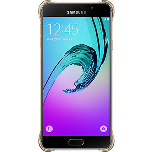 Фото товара Samsung Clear Cover накладка для Galaxy A7 2016 (EF-QA710CFEGRU, золотой)