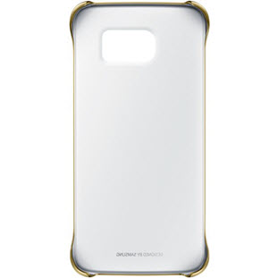 Фото товара Samsung Clear Cover накладка для Galaxy S6 Edge (EF-QG925BFEGRU, золотой)