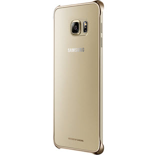 Фото товара Samsung Clear Cover накладка для Galaxy S6 Edge+ (EF-QG928CFEGRU, золотой)