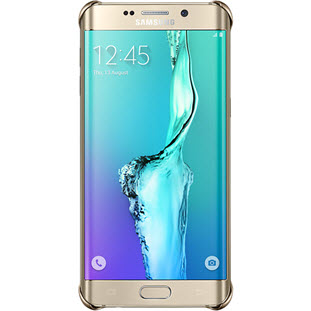 Фото товара Samsung Clear Cover накладка для Galaxy S6 Edge+ (EF-QG928CFEGRU, золотой)