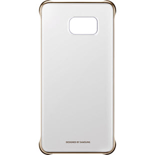 Фото товара Samsung Clear Cover накладка для Galaxy S6 Edge+ (EF-QG928CFEGRU, золотой)