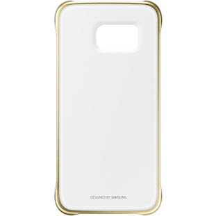 Фото товара Samsung Clear Cover накладка для Galaxy S6 (EF-QG920BFEGRU, золотой)