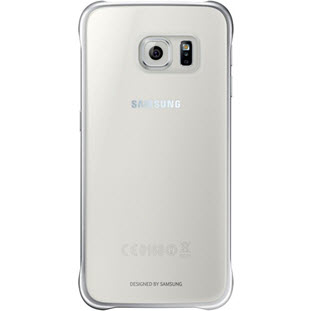 Чехол Samsung Clear Cover накладка для Galaxy S6 (EF-QG920BSEGRU, серебристый)