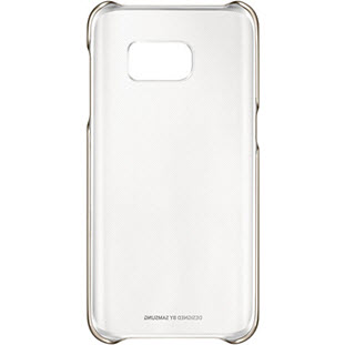 Фото товара Samsung Clear Cover накладка для Galaxy S7 (EF-QG930CFEGRU, золотой)