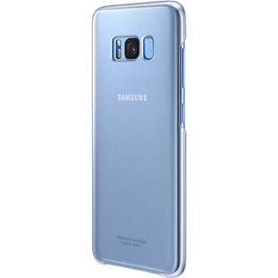 Фото товара Samsung Clear Cover накладка для Galaxy S8 (EF-QG950CLEGRU, голубой)