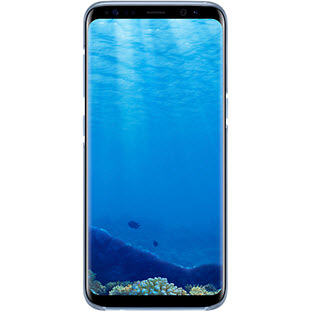 Фото товара Samsung Clear Cover накладка для Galaxy S8 (EF-QG950CLEGRU, голубой)