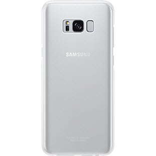 Чехол Samsung Clear Cover накладка для Galaxy S8+ (EF-QG955CSEGRU, серебристый)