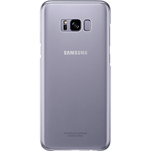 Чехол Samsung Clear Cover накладка для Galaxy S8+ (EF-QG955CVEGRU, фиолетовый)