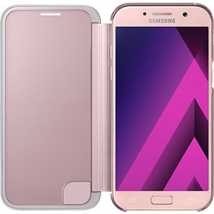 Фото товара Samsung Clear View Cover книжка для Galaxy A5 2017 (EF-ZA520CPEGRU, розовый)